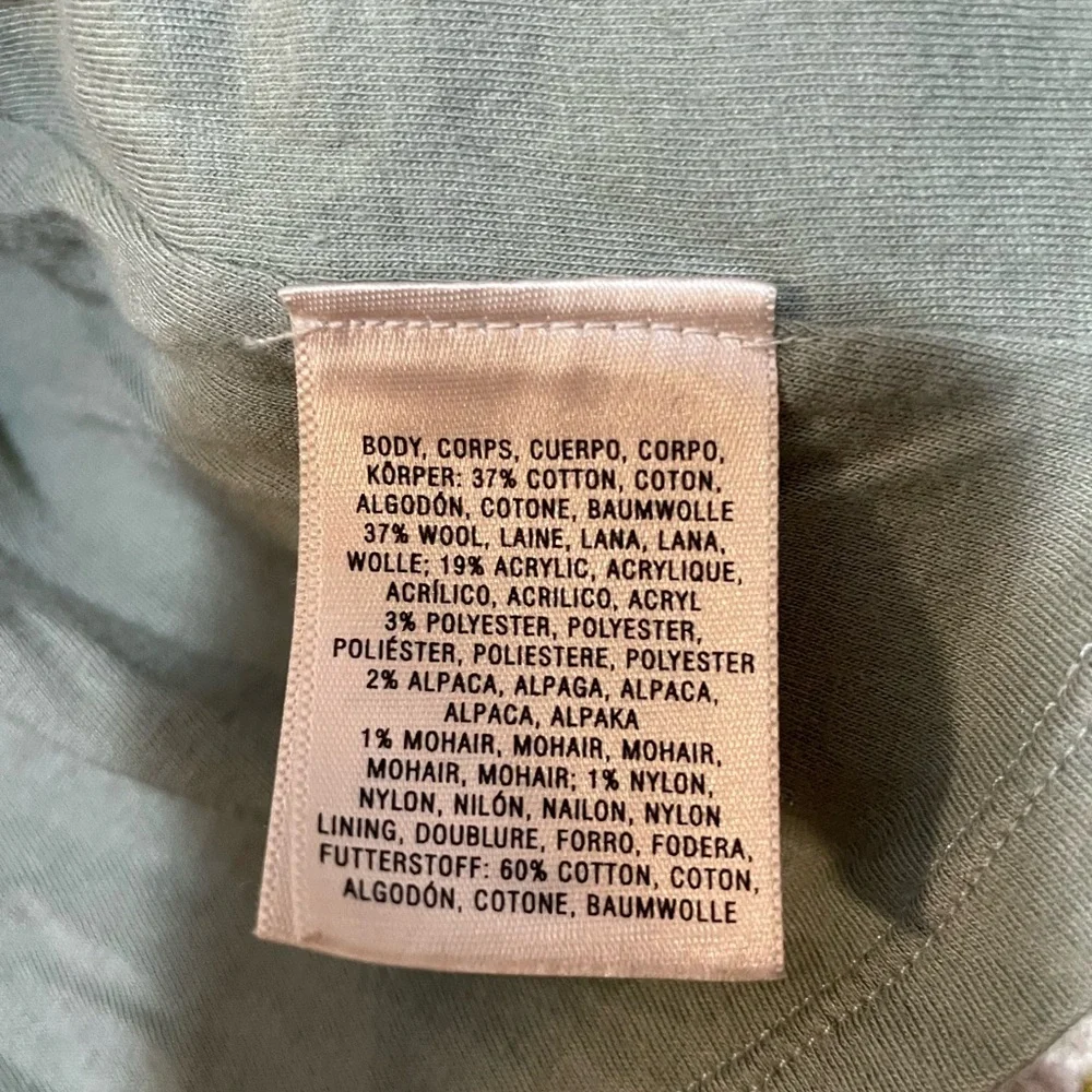 Anthropologie Charlie & Robin Harlequin Patchwork Knit Sweater Chunky Boho RARE - Picture 10 of 16